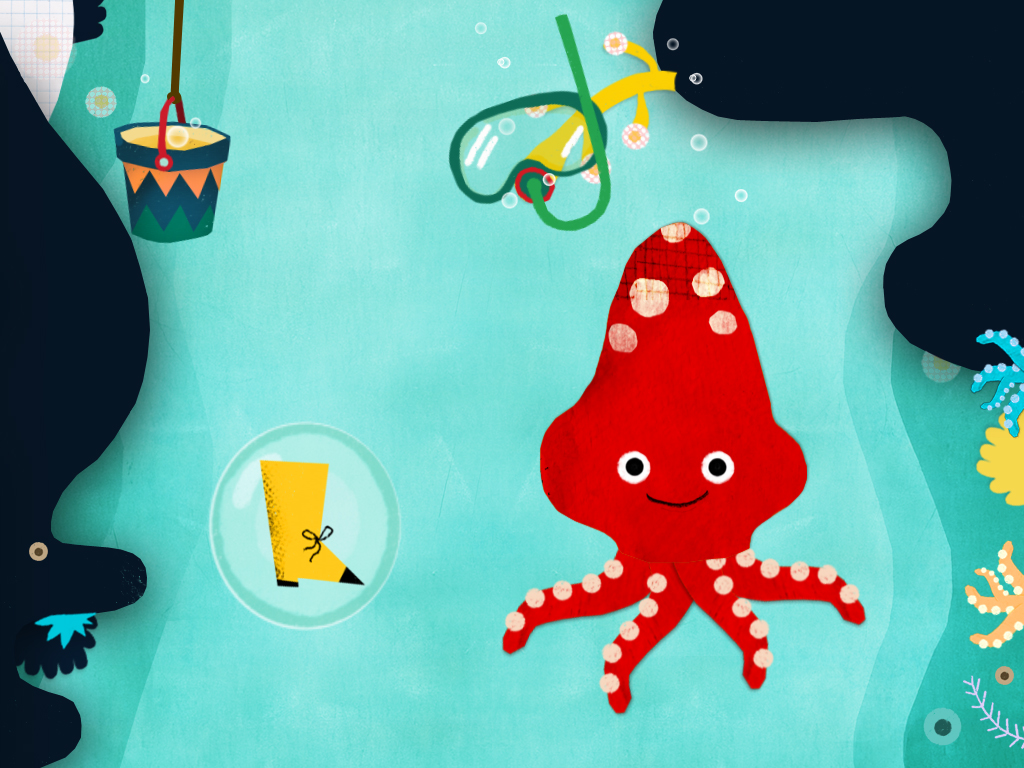 illustration illustrazione animation app ios kids sea educational