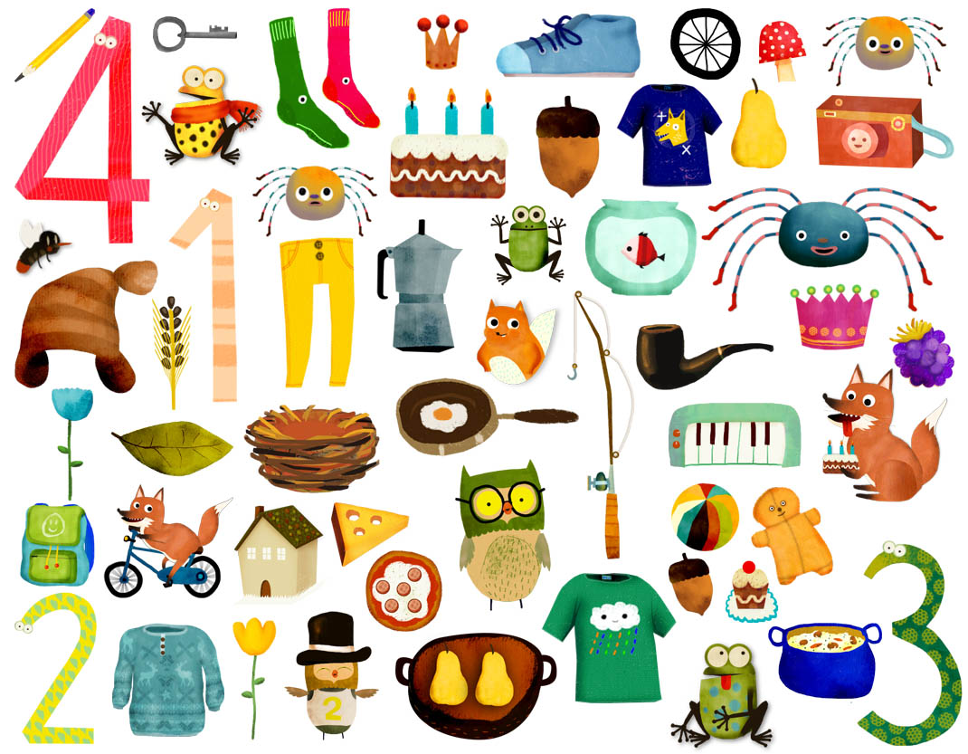 illustration animation illustrazione animazione app kids educational focus little smiling minds ios