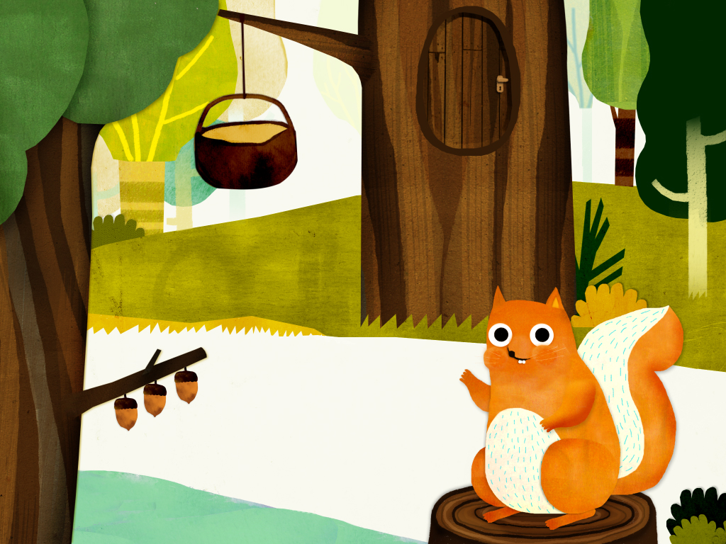 illustration animation illustrazione animazione app kids educational focus little smiling minds ios