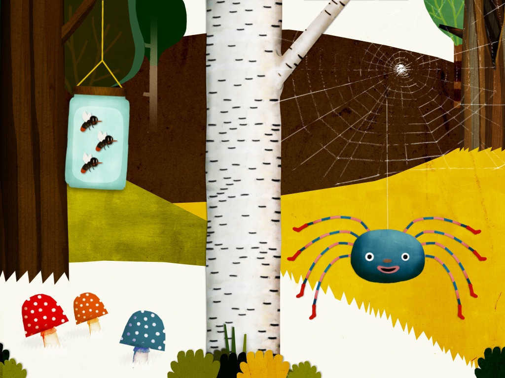 illustration animation illustrazione animazione app kids educational focus little smiling minds ios