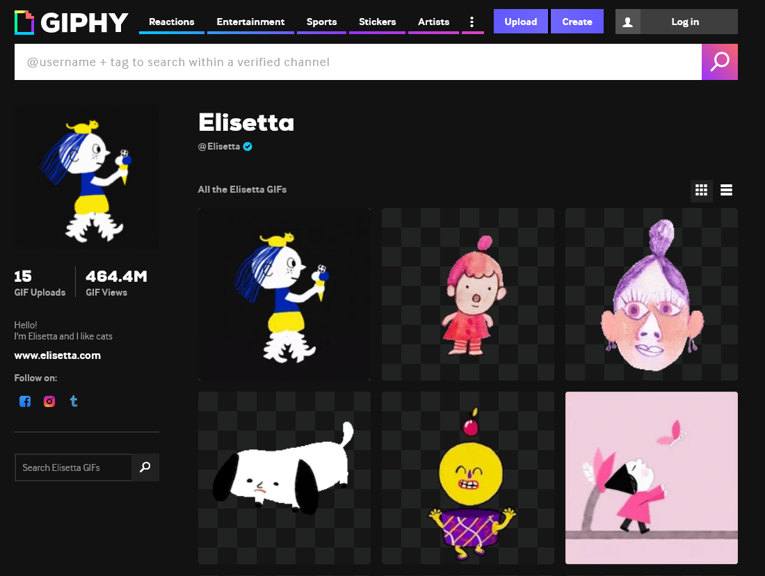 elisetta elisa fabris Giphy screenshot