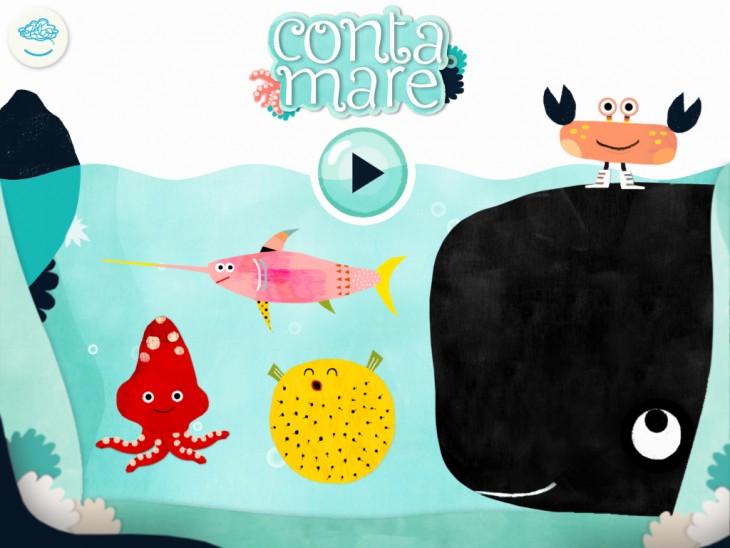 elisetta elisa fabris CONTAMARE / Count on Sea illustration illustrazione animation app ios kids sea educational